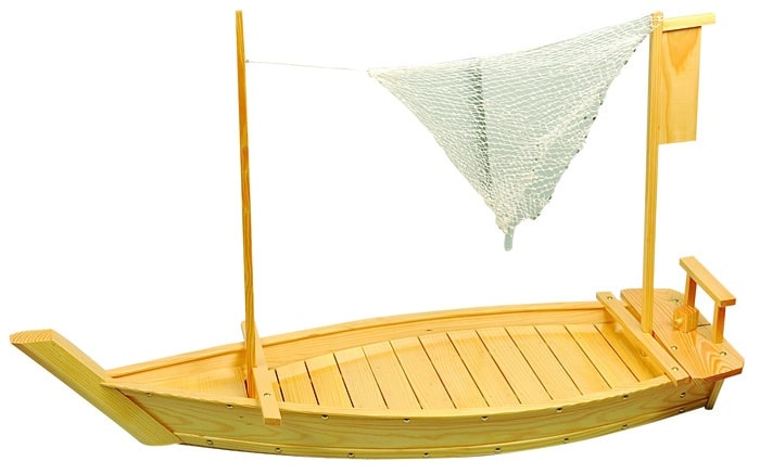 Houten Sushi Boot - Tokyo Design Keuken - 120 x 38cm | Tokyo Design Studio