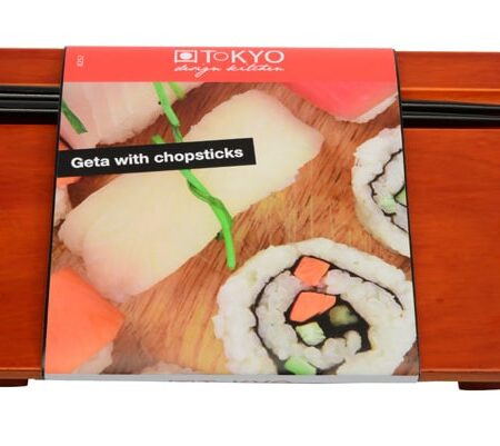 Houten Sushi Geta Serveerbord - Tokyo Design Kitchen - 24 x 15 x 3cm | Tokyo Design Studio