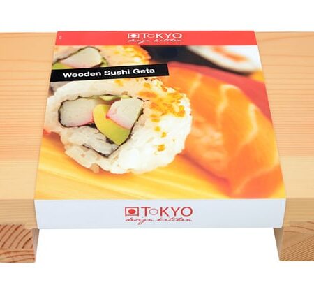 Houten Sushi Geta - Tokyo Design Kitchen - 27 x 18 x 6 cm | Tokyo Design Studio