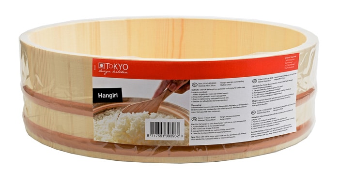 Houten Sushi Hangiri - Tokyo Design Kitchen - 30 x 9.5 cm | Tokyo Design Studio