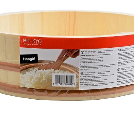 Houten Sushi Hangiri - Tokyo Design Kitchen - 33 x 9.5 cm | Tokyo Design Studio