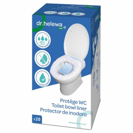 Hygiënische opvangzakken voor toilet | Dr Helewa | Verpakking 20 stuks | Sluitbaar | DH1020 | Dr Helewa