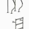 IDEAL 2-delige RVS zwembadtrap 3 treden - AISI 316 | IDEAL
