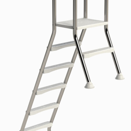 IDEAL A-frame RVS zwembadtrap 1 + 5 treden - AISI 304 | IDEAL