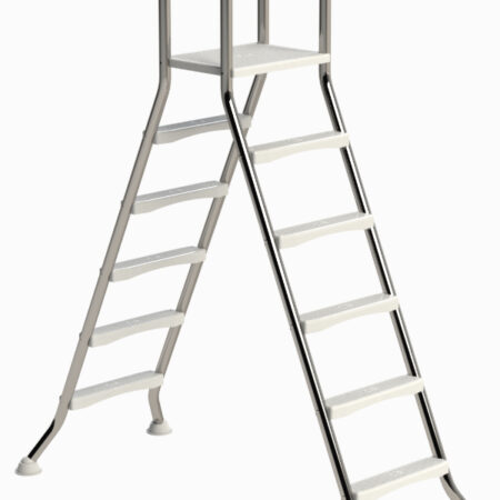 IDEAL A-frame RVS zwembadtrap 2 x 5 treden - AISI 304 | IDEAL