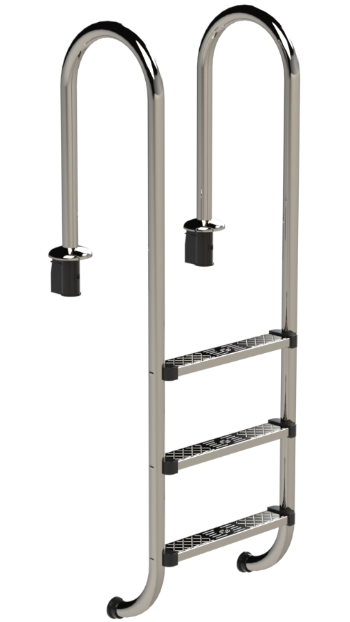 IDEAL Muro RVS zwembadtrap 3 treden - AISI 316 | IDEAL