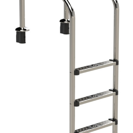IDEAL Standaard RVS zwembadtrap 4 treden - AISI 316 | IDEAL