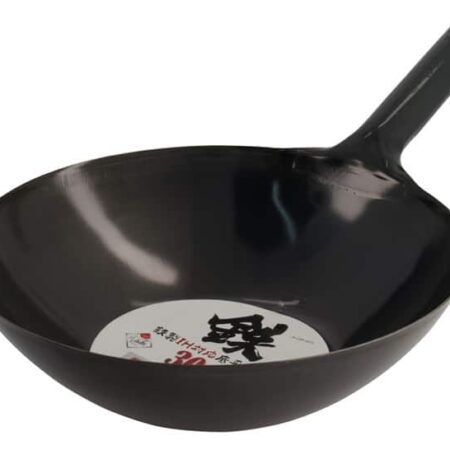 IJzeren Wok - Tokyo Design Studio - Plat IH Bodem - 30 cm | Tokyo Design Studio
