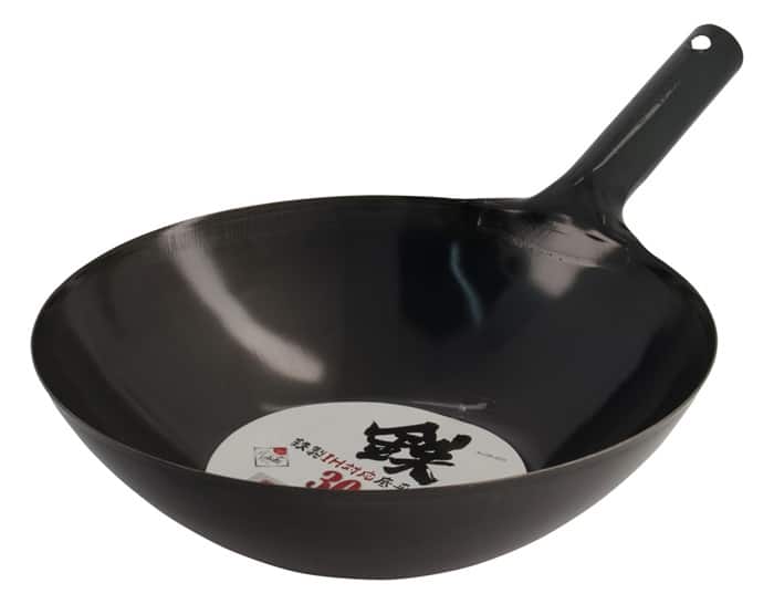 IJzeren Wok - Tokyo Design Studio - Plat IH Bodem - 30 cm | Tokyo Design Studio