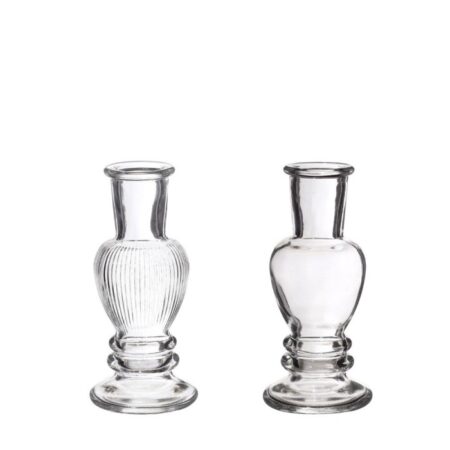 Ideas 4 Seasons kaarsen vaas Venetie 11.3x5cm helder |