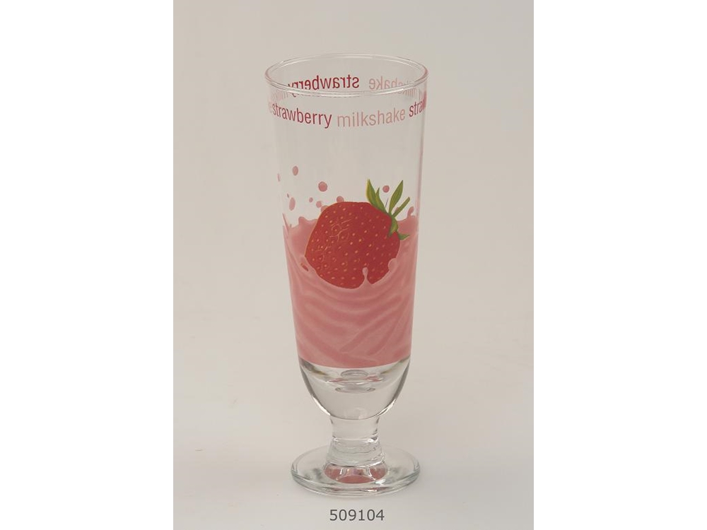 Ijsglas 35cl Aardbei s/2 | Merkloos