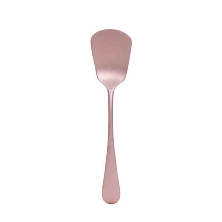 Ijslepel Vintage - 13cm - Lichtroze Metallic | Geen Merk