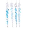 Ijspegel kunststof IJsblauw 15cm set a 4 | Decoris