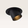 Inbouwspot Gavira nero l - Diameter 92mm - GU10-fitting - IP20 voor binnen - Zwart - Met doorlusbedrading | LUSENZ