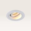 Inbouwspot Orano bianco - Diameter 92mm - Rond - GU10-fitting - IP20 voor binnen - Wit - Met doorlusbedrading | LUSENZ