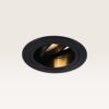 Inbouwspot Orano notte nera - Diameter 92mm - Rond - GU10-fitting - IP20 voor binnen - Zwart - Met doorlusbedrading | LUSENZ