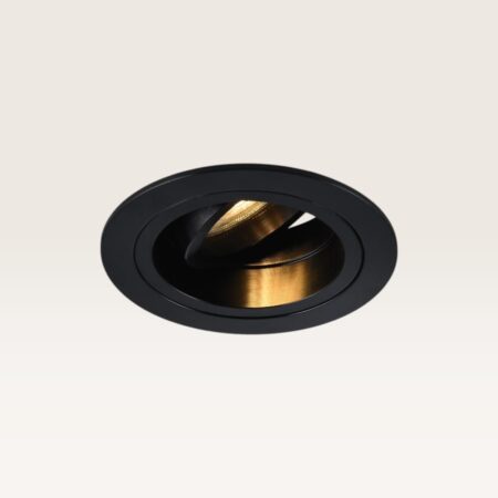 Inbouwspot Orano notte nera - Diameter 92mm - Rond - GU10-fitting - IP20 voor binnen - Zwart - Met doorlusbedrading | LUSENZ