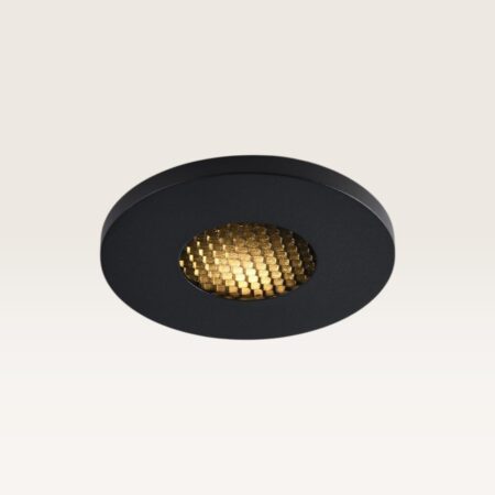 Inbouwspot Ulvion nero nova - Zaagmaat 60mm - GU10-fitting - IP20 voor binnen - Zwart - Met doorlusbedrading | LUSENZ