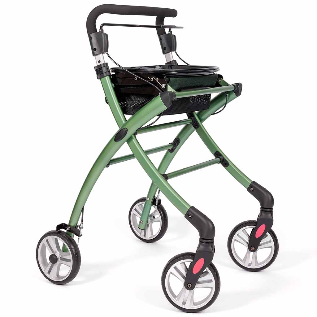 Indoor Luxe binnen Rollator 2.0 | Kies uw kleur : Groen | WheelzAhead | WheelzAhead