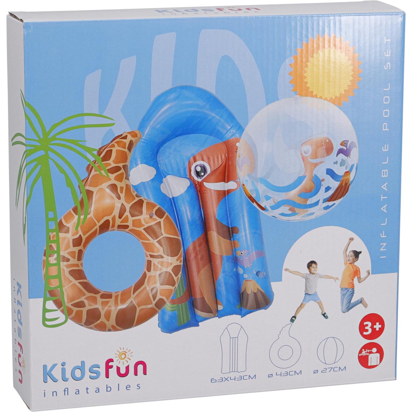 Inflatable set van 3 stuks | Merkloos
