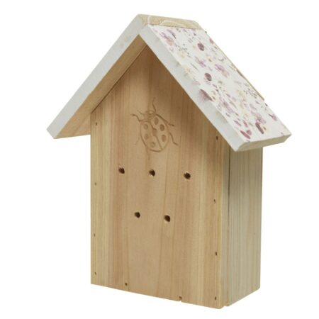 Insectenhuis grenen 21cm lieveheersbeest | Decoris