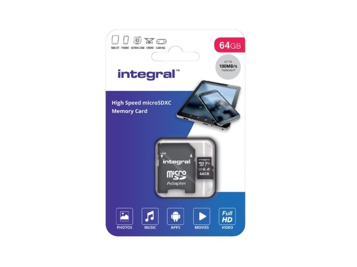 Integral geheugenkaart Micro V10 64GB | Integral