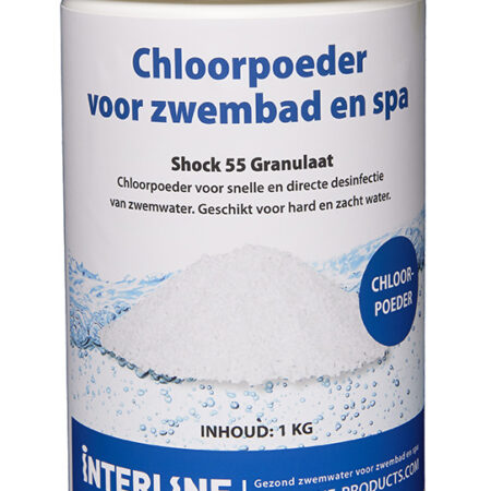 Interline chloorgranulaat 1kg shock 55 | Interline