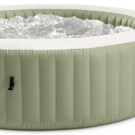 Intex Pure Spa Bubble massage Olive Green opblaasbare spa - 4 persoons | Intex