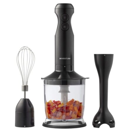Inventum Staafmixer Set Zwart 350 Watt Mx350b Met Garde En Hakselaar | Inventum