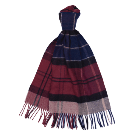 Inverness tartan scarf Cordovan | Barbour