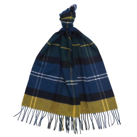 Inverness tartan scarf seaweed | Barbour