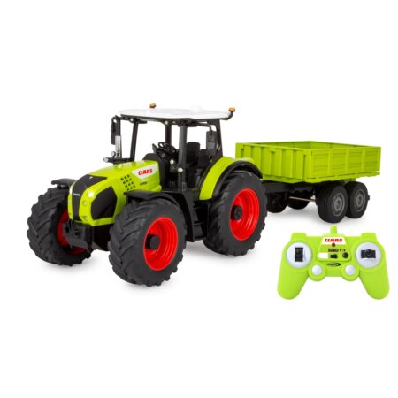 Jamara Claas Arion 660 + Kiepaanhanger op afstand (1:24) | Jamara