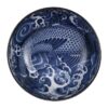 Japans Dinerbord - Tokyo Design Studio - Japonism Carp - Blauw - 28cm | Tokyo Design Studio