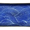 Japans porseleinen bord - Seigaiha - 23 x 11.5 x 2.3cm | Tokyo Design Studio