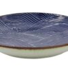 Japans porseleinen bord - Seigaiha - Donkerblauw/Wit - 15.5 x 2.6cm | Tokyo Design Studio