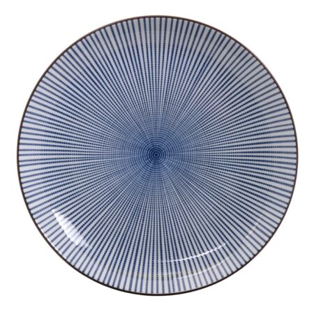 Japans porseleinen bord - Sendan Tokusa - 21.5 x 3cm | Tokyo Design Studio