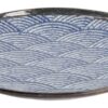 Japans porseleinen dinerbord - Aisai Seigaiha - Tokyo Design Studio - 25 x 3.2cm | Tokyo Design Studio