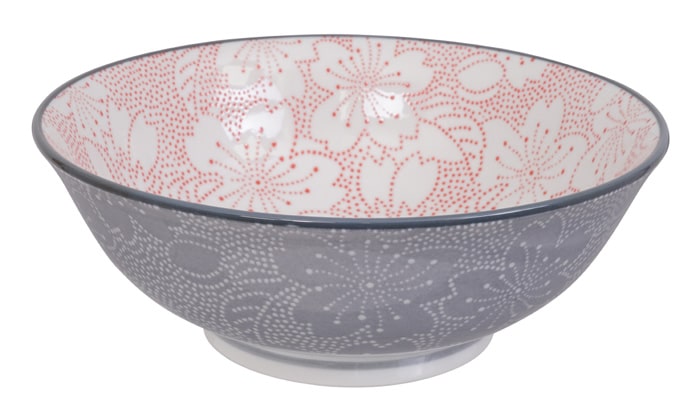 Japans porseleinen kom - Sakura - Tokyo Design Studio - 1000ml - 19.7 x 7cm | Tokyo Design Studio