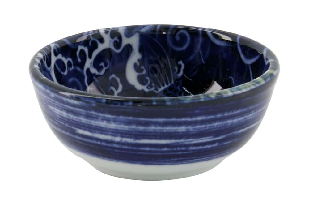 Japans porseleinen schaaltje - Tokyo Design Studio - Japonism Carp - 95ml - 8.7x3.7cm | Tokyo Design Studio