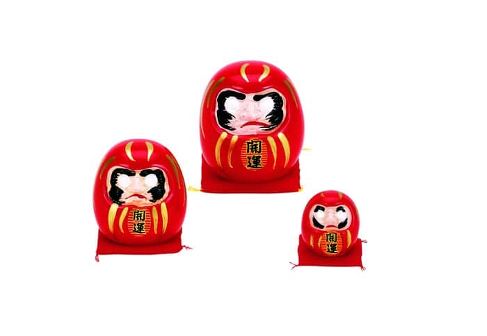 Japanse Daruma Pop - Rood - 6cm | Tokyo Design Studio