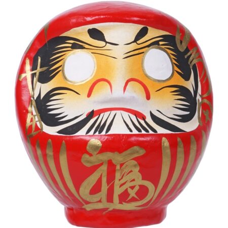 Japanse Daruma Pop - Rood Papier-maché - 13.5 cm | Tokyo Design Studio