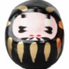 Japanse Daruma Pop - Zwart Geluksymbool - 5cm | Tokyo Design Studio