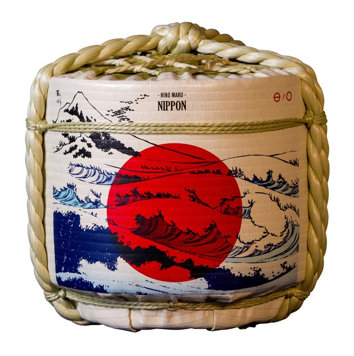 Japanse Decoratieve Sake Ton Hinomaru-Nippon - 63 x 63cm | Tokyo Design Studio