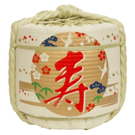 Japanse Decoratieve Sake Ton - Tobitsuru - 63 x 63 cm | Tokyo Design Studio