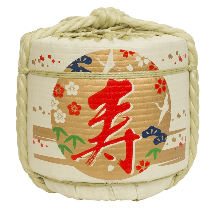 Japanse Decoratieve Sake Ton - Tobitsuru - 63 x 63 cm | Tokyo Design Studio