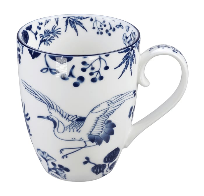 Japanse Flora Japonica Mok - Tokyo Design Studio - Flora Japonica - 380ml - 8.5 x 10.2cm | Tokyo Design Studio