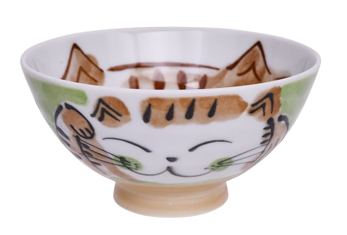 Japanse Groene Kom - Kawaii - 250ml - 11.5 x 6.2cm | Tokyo Design Studio