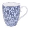 Japanse Keramieken Mok - Nippon Blue - Tokyo Design Studio - 380ml - 8.5 x 10.2cm | Tokyo Design Studio
