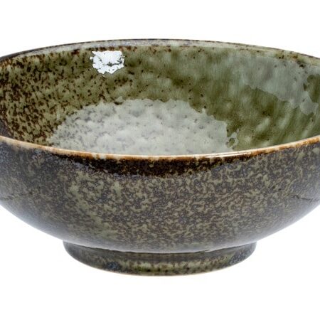Japanse Keramische Rijstkom - Tokyo Design Studio - Shinryoku Green - 21.4x8.2cm | Tokyo Design Studio