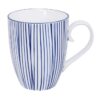 Japanse Koffiemok - Tokyo Design Studio Nippon Blue - Lijnen - 380ml 8.5 x 10.2cm | Tokyo Design Studio